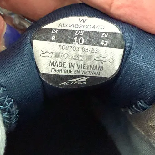 Altra Women’s Running Shoes Size 10 – Blue/Yellow | Zero Drop | Used Blue