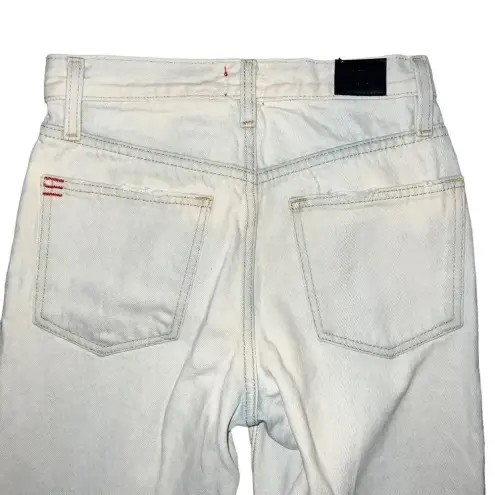 BDG  Size‎ 24 Super Light Wash Slim Straight Jeans with Raw Hem