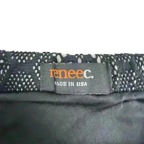 Renee C . Women's Black Lace Pencil Skirt M/P Knee Length Formal