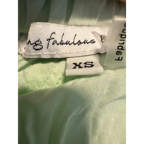 Young fabulous & broke Mint Green Eyelet Pants Tie Beach Cover Up Xs boho fairy