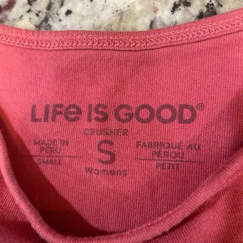 Life is Good  Red Heart Dog Print Tank Top - Image 4