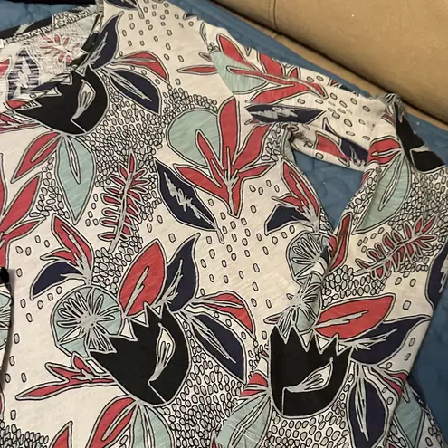 Stateside Floral Print Women's Top Sz L excellent condition