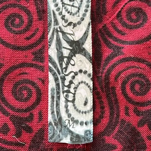 Espresso | Red/Black Mandala Woman’s Top sz M Red Size M