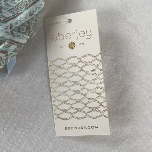 Eberjay NWT Eberjey Mia Bikini Swimsuit Top in Grey Surf Size Large