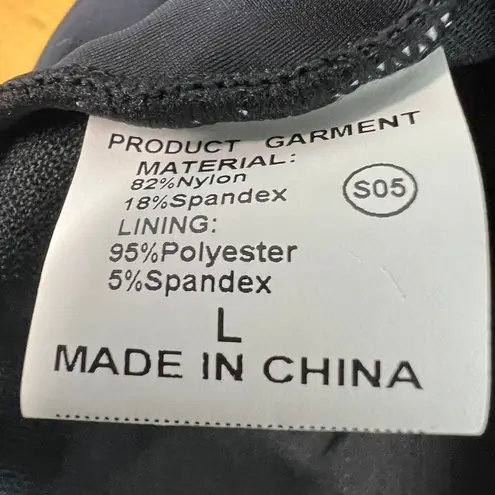 Womens Cropped Black Zip Up Top Small Coquette Chic Emo Punk Gorpcore Minimalist