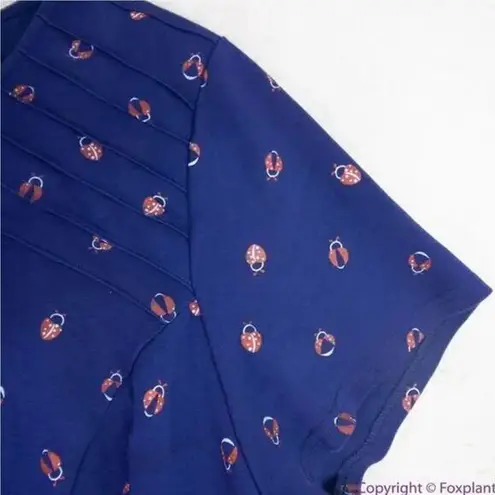 Unique Vintage Gwynnie Bee ladybug Print Dress, 2X