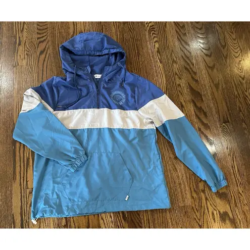 Sisstrevolution Womens Size M “Beach’s” Fall Surf Windbreaker Light Jacket EUC Blue Size M