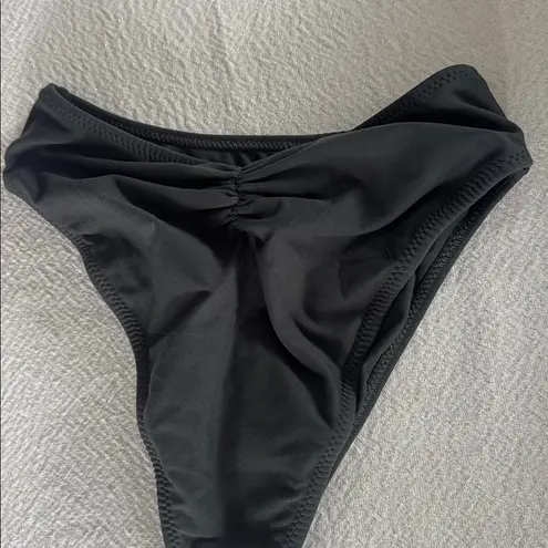 MONTCE Charcoal Paula Bikini Bottom, Size Medium, Charcoal, $98 Black