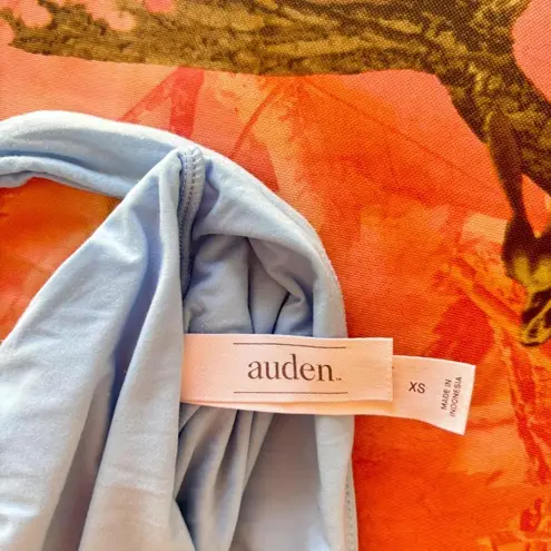 auden light baby blue fitted tank bodysuit