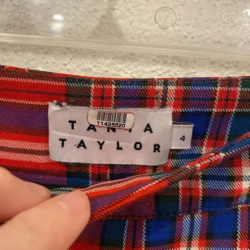 Tanya Taylor Carrington Plaid Pants Size 4 EUC
