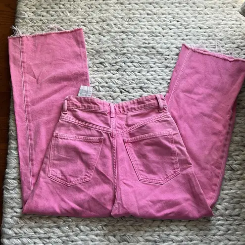 ZARA pink jeans size 2! Super comfy !! In amazing condition