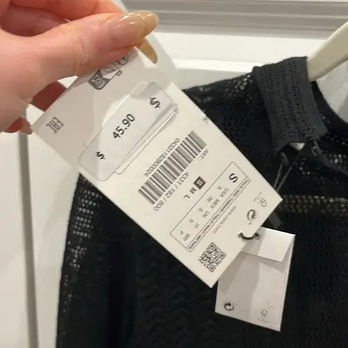 ZARA MWT  Lace knit top