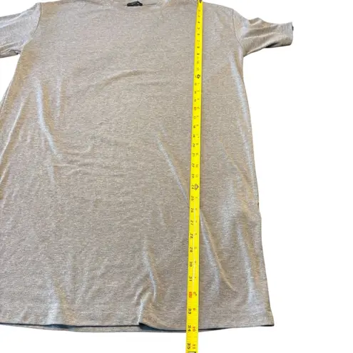 COS Women's Gray T-Shirt Dress Casual Short Sleeve Relaxed Fit Minimalist Small