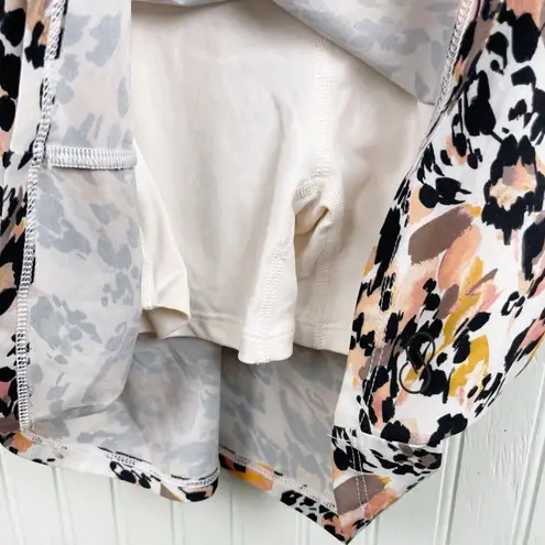 Calia Athletic Performance Dress with Shorts Leopard Animal Print Size Small