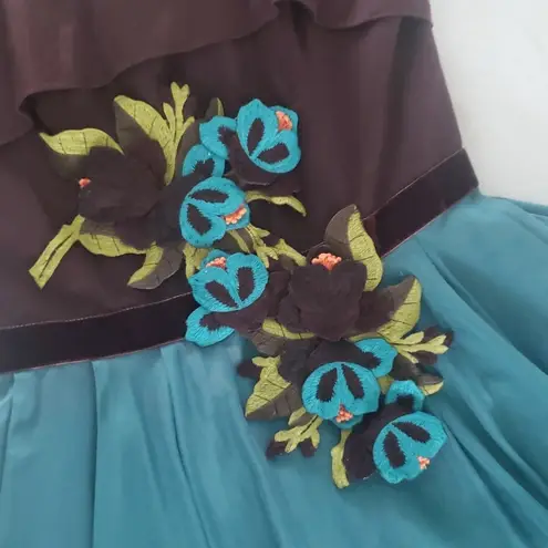 Betsey Johnson dress w petticoat ( unworn) vintage 80’s 90’s vintage Blue Size XS