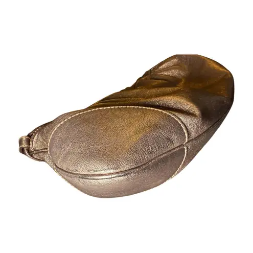 Salvatore Ferragamo Metallic Leather Gancini Tote