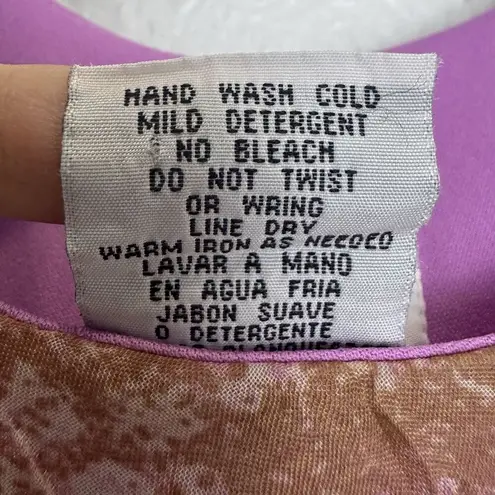 Vintage K Studio Floral Maxi Dress Size 16 Pink Tea Party Cottage Fairy Y2K Prom