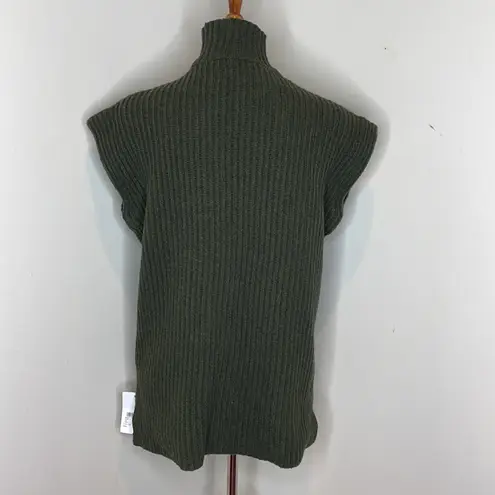 Ganni  Dark Green Wool‎ Sweater Vest
