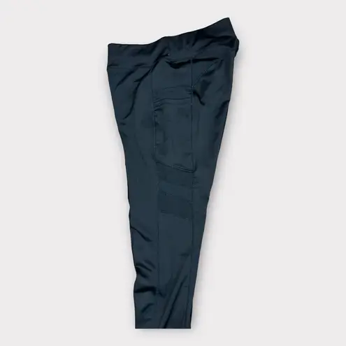 Macy's Pocket Black Activewear Leggings | Medium