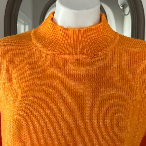 Miss Selfridge Funnel Batwing Crop Sweater in Orange, Size M New w/Tag
