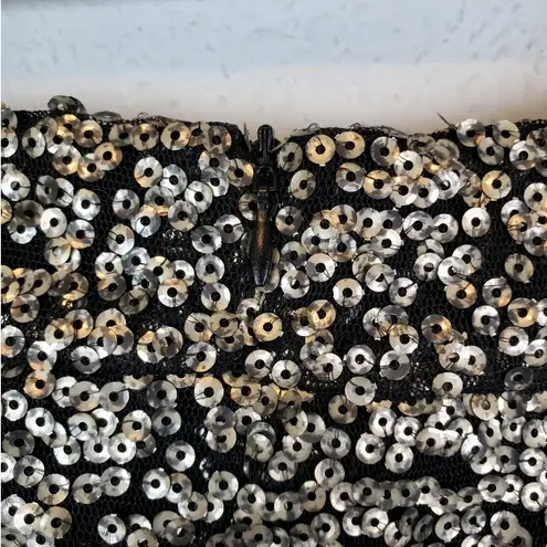 LF  Native Rose Kesha Bronze Sequin Mini Skirt Size 2 NEW