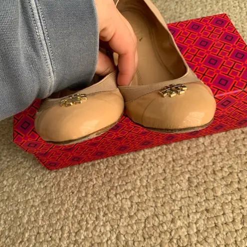 Tory Burch Jolie Ballet Soft Flats Light Oak