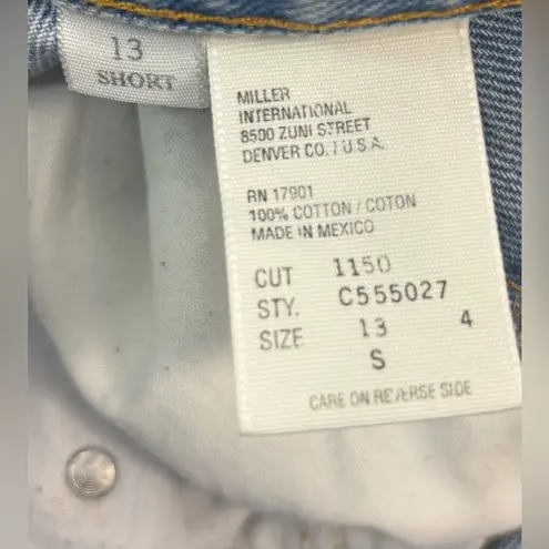 Cruel Girl 13 31x29 Short Relaxed Fit Denim Light Wash Cowgirl Blue Jeans