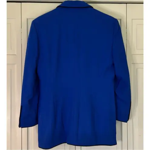 Escada Margaretha Ley Vintage new wool blue blazer size 40