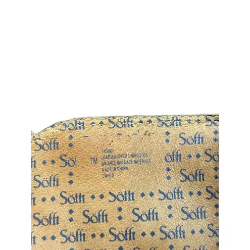 Söfft Burgamo Women's Tall Black Leather & Suede Boots Size 7M Zipper Closure Bu