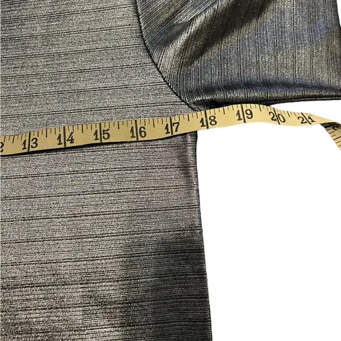 ASOS  grey silver long sleeve tunic shirt size medium