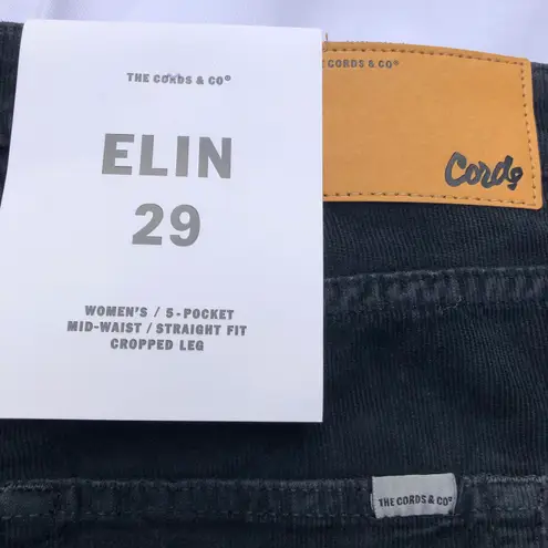 Anthropologie Corduroy Pants Washed Black Size 29