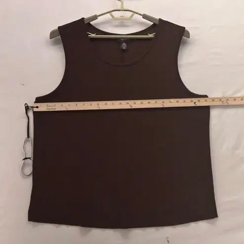 Maggie Barnes Tank Top Brown 2X