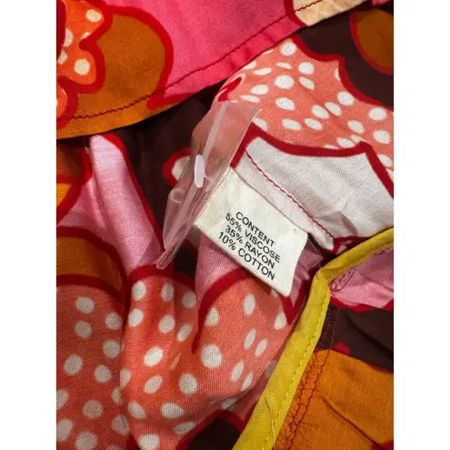 CELIAB retro Satin Monte Rosa Floral Button