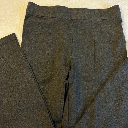 THALIAN Charcoal Gray Pants Straight Leg Pants Leggings Size SMALL MEDIUM