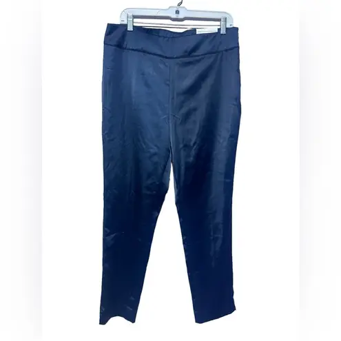 Soft Surroundings Chameleon Blue Skinny Ankle Pant NWT Large Navy To Black 14-16