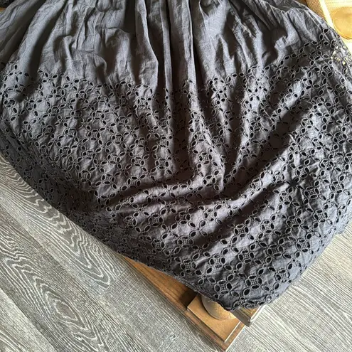 Free People  Perfect Storm Smocked Eyelet long Sleeve Maxi Dress, Medium, $168