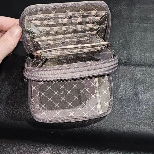 Lug Splits Gray Pink Animal Print‎ Compact RFID Wallet - Image 5