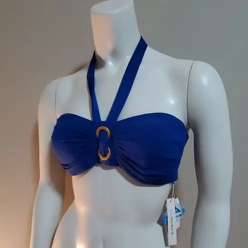 Bleu Rod Beattie HP! NWT  Blue Halter Bikini Top (6)