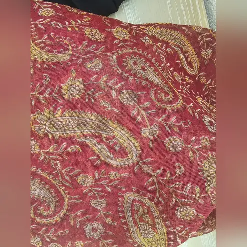 Scarf Collection 5 Variety Silk And Poly Scarf Lot Bundle Of Scarves Yellow