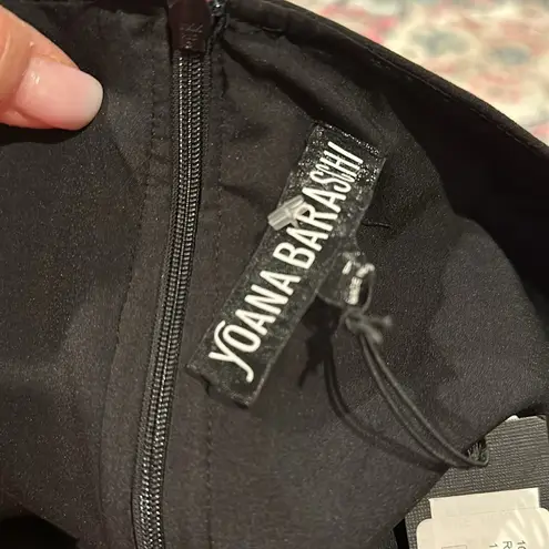 Yoana Baraschi YOANNA BARASCHI RITZ CAPLET BLACK COCKTAIL GALA SPECIAL OCCASION DRESS 4