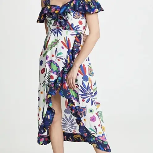 NWT CELiAB Cereza Wrap Dress Tropical Size XS