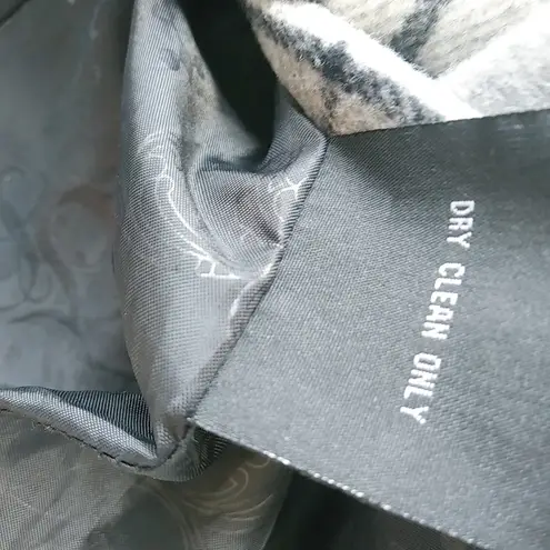 South Pole XL Double Breasted Plaid Coat Style Jacket Black