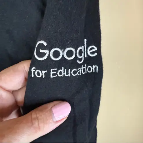 Marine layer Full Zip Hoodie Size Small Black Google Logo Comfy Casual