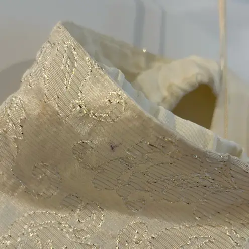 Jessica McClintock Vintage Off Shoulder Wedding Dress Cream Ivory Size 12