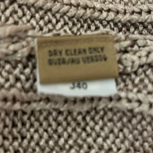 Dana Buchman Women Sleeveless Sweater M Gold Metallic Holiday Luxe Quiet Luxury Size M