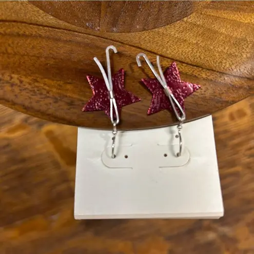 Coldwater Creek NWT 'Shooting Star' Marked Sterling Silver Hook Earrings