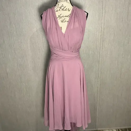 JJ's House Mauve High Low Dress Size 16