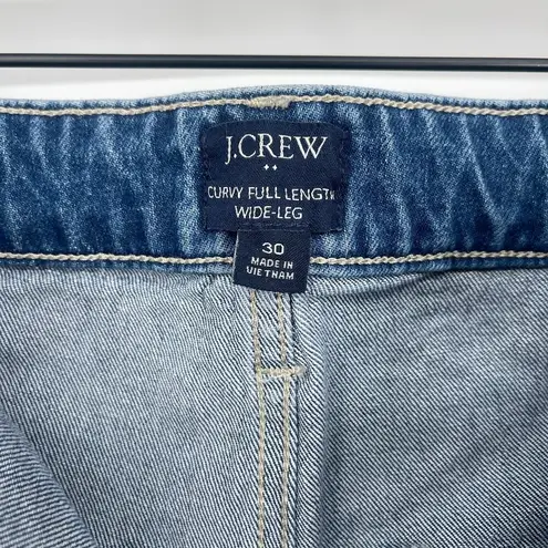 J.Crew Factory Curvy Full Length Wide Leg Jean in All