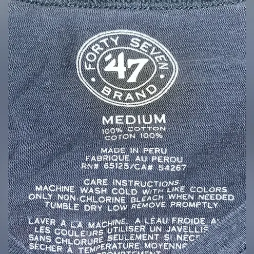 ‘47 Brand Kansas Jayhawks Baseball Style Women’s Raglan Shirt Blue Size undefined