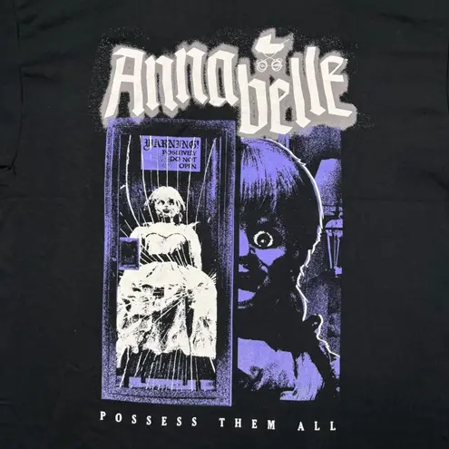 Annabelle Possess Them All Horror Movie Graphic T-Shirt Size Medium